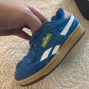 Nike Sneaker & Reebok Kids Blue and White Sneaker bundle